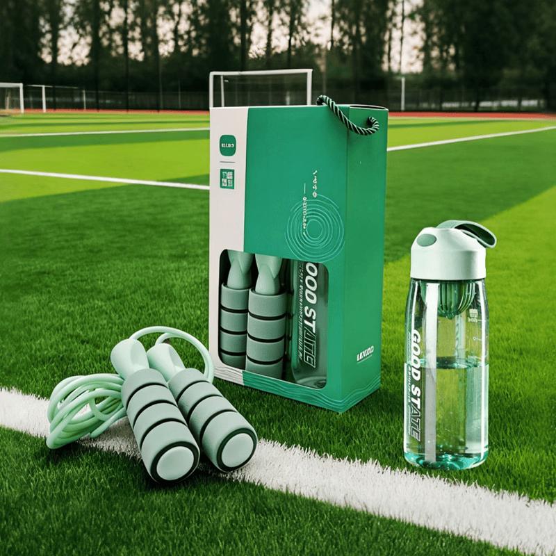 UPZO Sports Water Bottle Jump Rope Gift Box