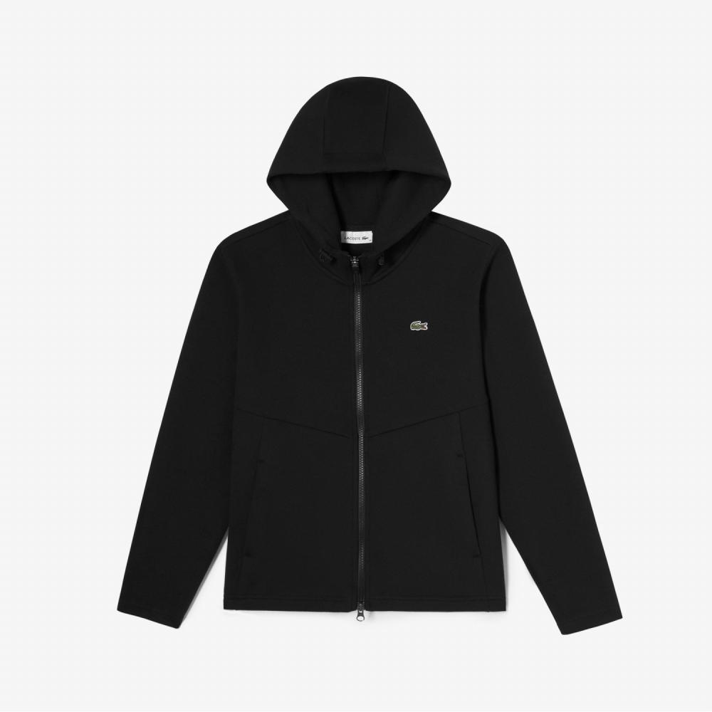 

LACOSTE Женский джемпер с капюшоном на молнии, черный