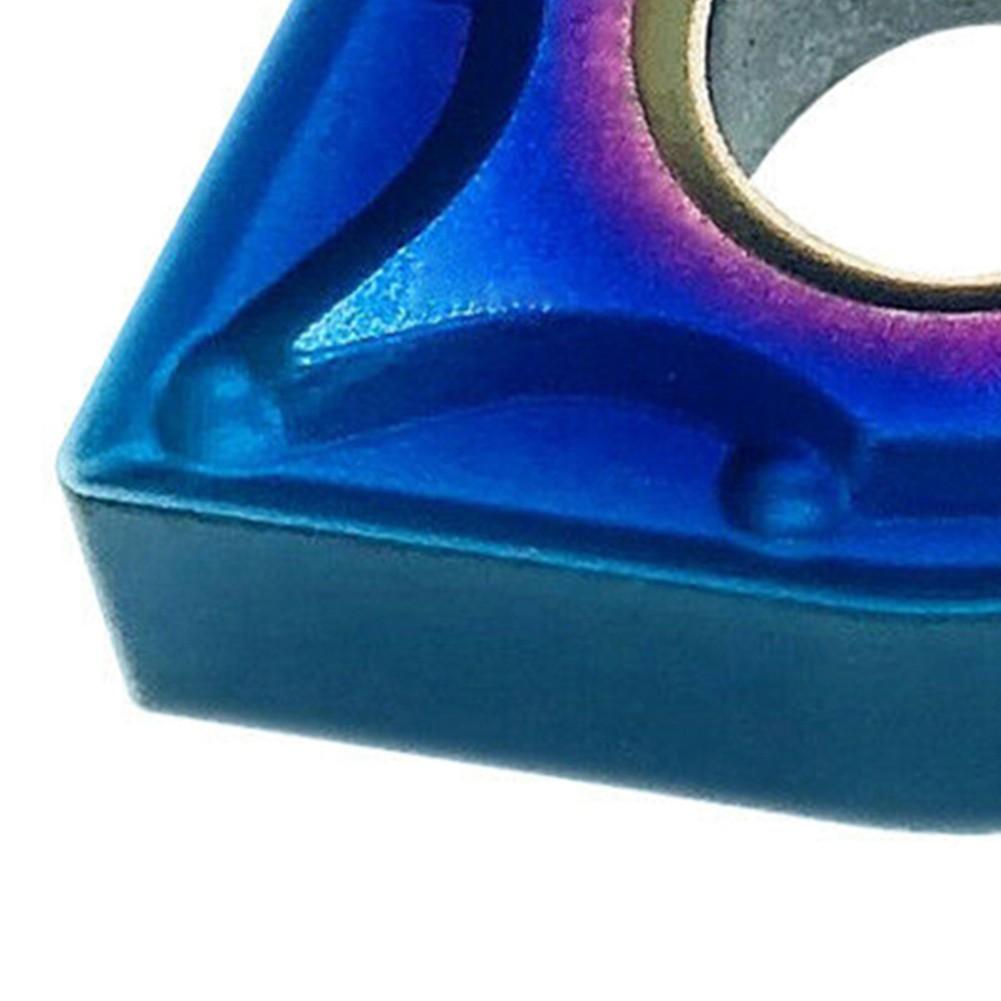 10X HRC45 Blå For NANO WNMG080408 Dreiebenk Dreieverktøy Karbidinnsats Fresemaskin