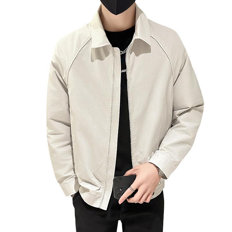 Cleanfit Black Short Executive Jacket Cotton Clothes Men'S Autumn And Winter American Front Shoulder Jacket Mature And Stable Men'S Clothing