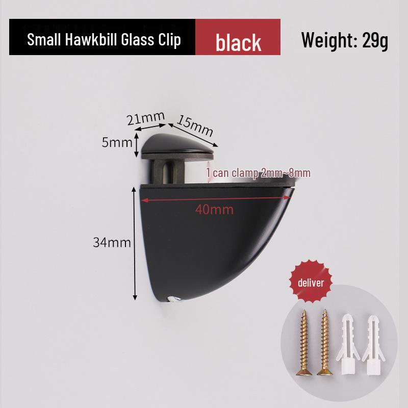 Adjustable Glass Shelf Clip Support Bracket