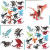 Western Mythical Creatures Pvc Model Pack With Ice Fire Dragons For Collectors And Decor