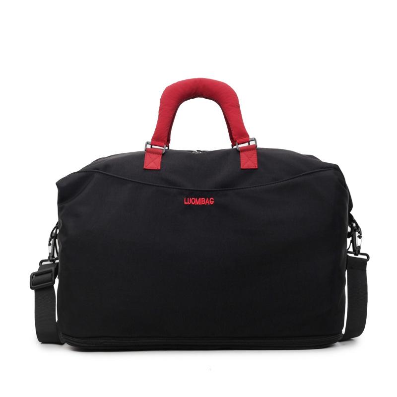 Large capacity business trip short trip bag women's sports storage duffel bag fashion fitness bag texture commuter handbag