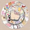 50PCS Personalized Cartoon Alpaca Fashion Stickers for Scooters, Motorbikes, and Suitcases