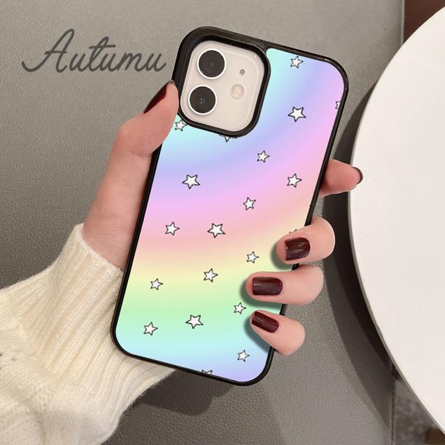 Starry Phone Case for iPhone 11 12 13 14 Pro Max Mini X XR XS SE 2020 5 6S 7 8 Plus Samsung Galaxy S21 S22 Cover Shell