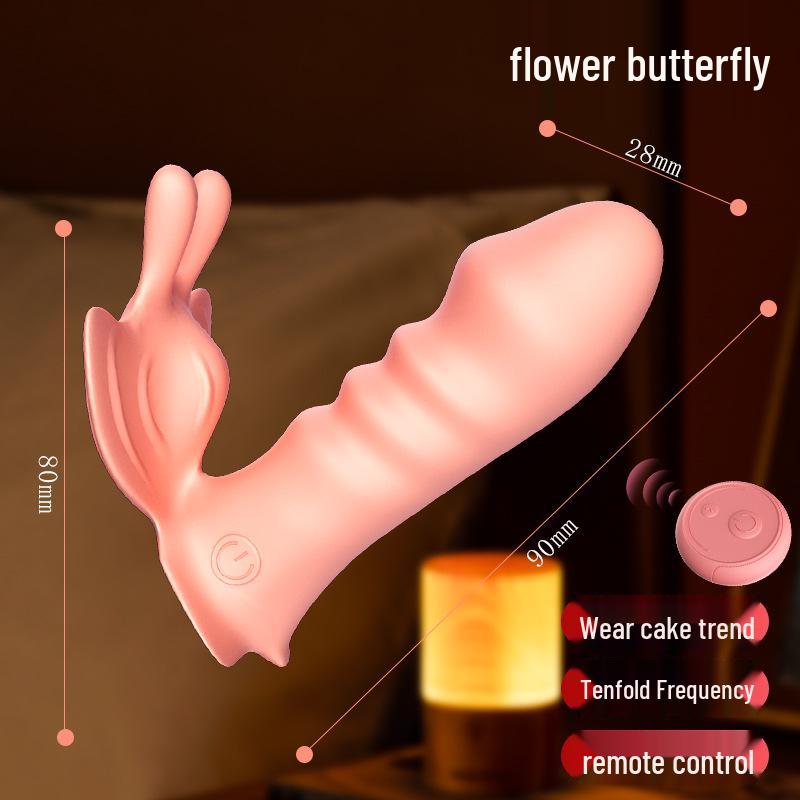 Long Love Wearable Vibrating Dildo Massager for Women - Erotic Self-Pleasure Panty Bullet Toy