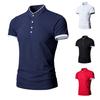 New Men's Business Casual POLO Short Sleeved Smooth and Wrinkle Resistant Comfortable Top