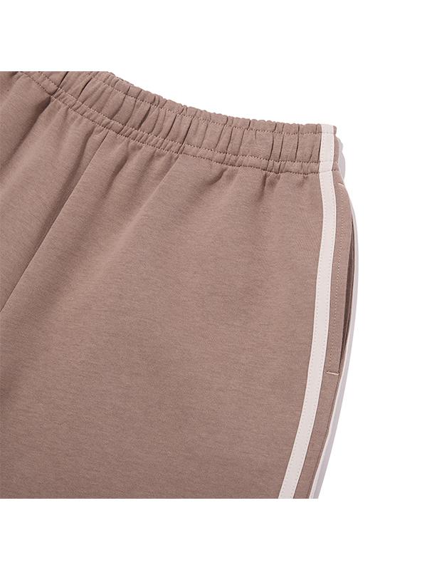 KIRSH Line Detail Track Shorts [Brown]