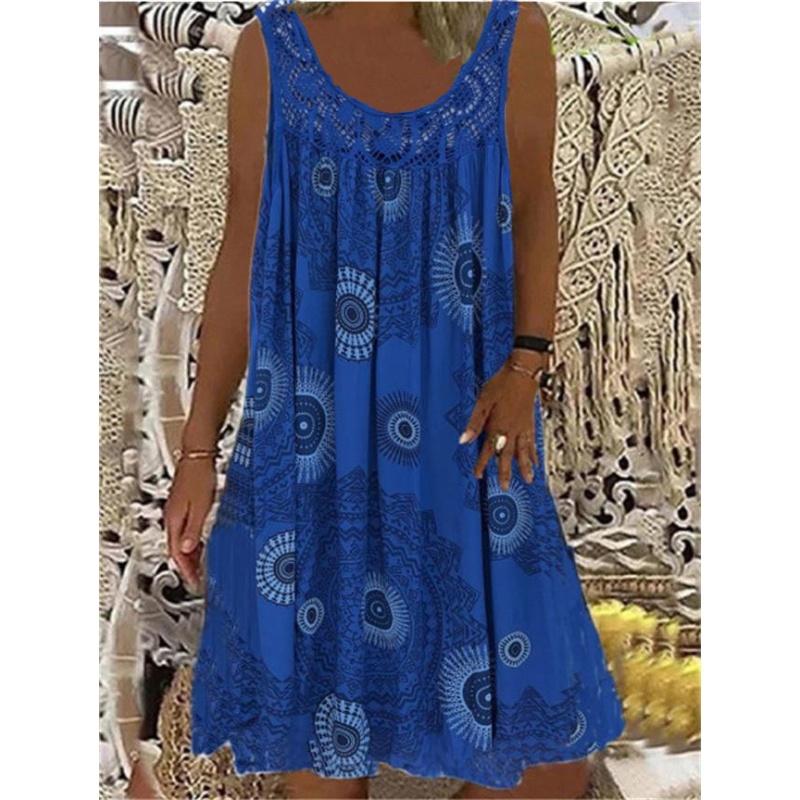 Sexy women's  sleeveless lace dress plus size loose swing camisole long skirt large
