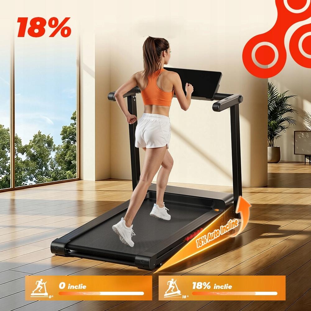 Electric Treadmill FT62-DZ Foldable Home with LED App for 150kg 1-16 Km/h Up To 1-18%