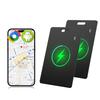 Tarjeta de carga AirTag Android Fina IP68 Impermeable Rastreador Inteligente Etiqueta GPS Pequeña para Compatible con Google Mi Seguimiento Manual de Instrucciones en Japonés