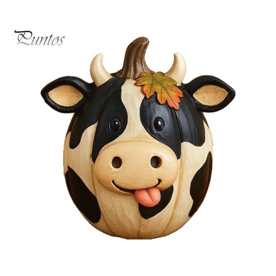 Creative Seasonal Home Giftware Artificial Pumpkin Decor, Cute Animals Decorative Pumpkins, Thanksgiving Resin Pumpkins Autumn Harvest Table