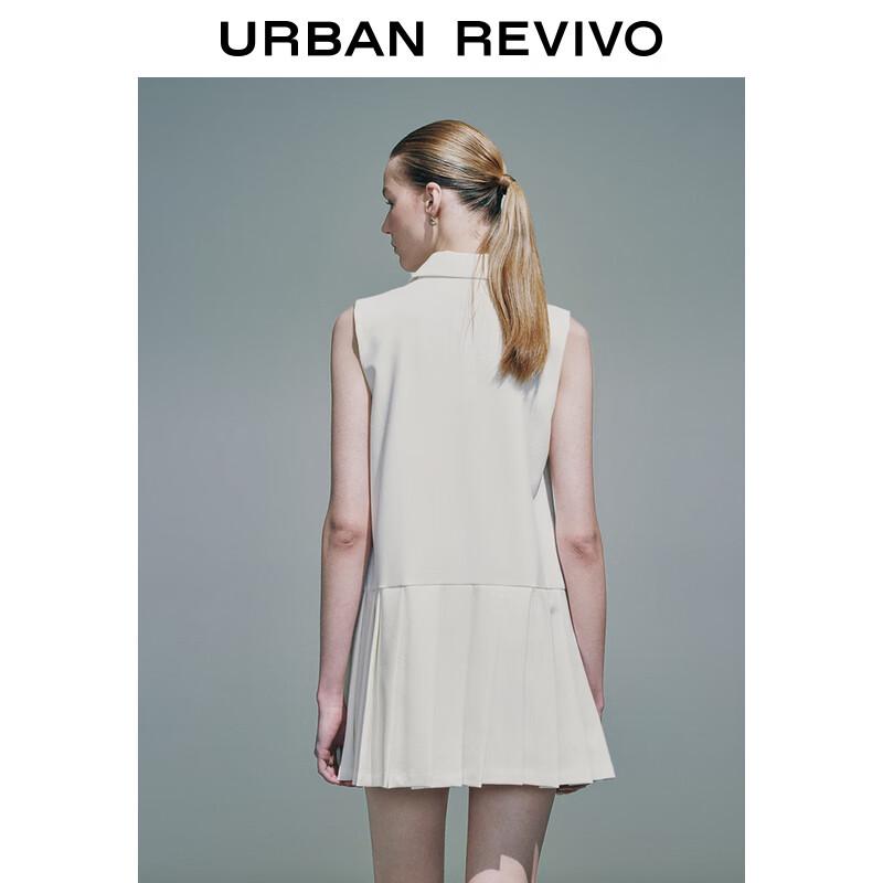 UR Women's Polo Collar A-line Sleeveless Dress