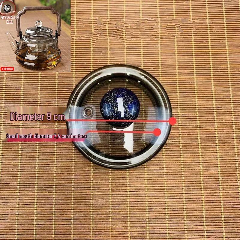 Shangqi Borosilicate Glass Teapot with Beam Handle