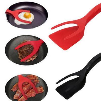 2'si 1 arada Mutfak Alet Setleri Omlet Spatula Mutfak Silikon Spatula Tost Gözleme Yumurta Çevirme Maşa Mutfak Aksesuarları