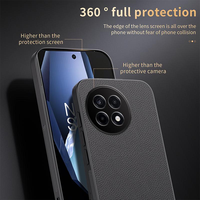 Luxury Business Leather Soft Frame Magnetic Cover For OnePlus 13R OnePlus13R Phone Cases Capa