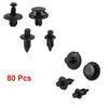 New 80Pcs Motorcycle ATV Fairing Bolts Bodywork Push Pry Rivets Nylon Fastener Clips