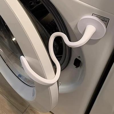 Suporte Magnético Ajustável Para Máquina de Lavar Roupa de Carregamento Frontal 43mm Alumínio Silicone Suporte de Porta Montagem Segura