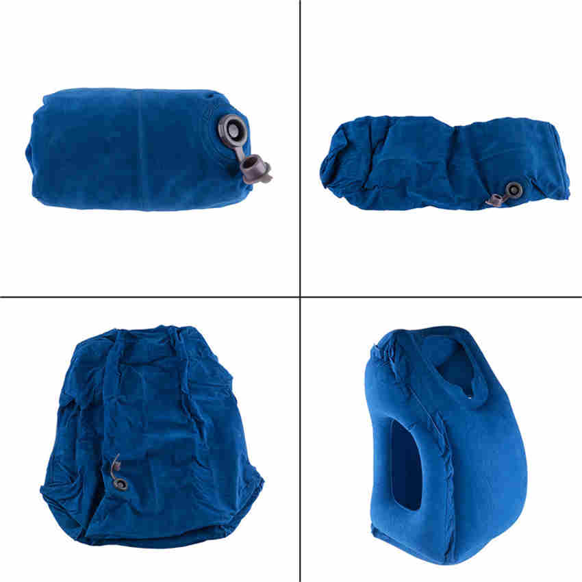 Portable Inflatable Travel Sleeping Cushion Neck Pillow Uisex Outdoor Sleeping Foldable Neck Pillow
