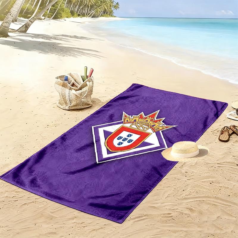 Portugiesisches Erbe Emblem Strandtuch weich Outdoor Camping Schwimmen Handtuch für Außenpool schnell trocknend Handtuch für Reisen und Urlaub Stranddruck