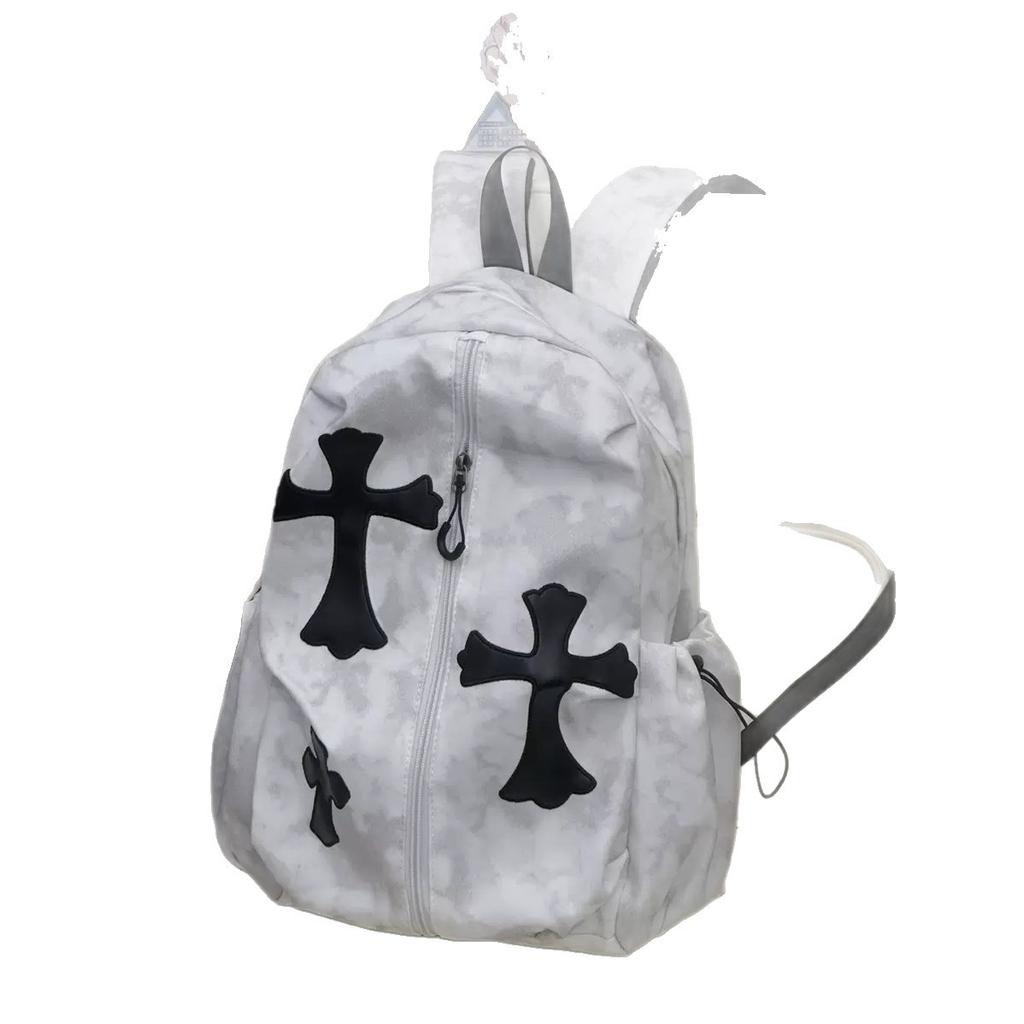 Schoolbag Korean version ins cartoon cross backpack female niche design subculture student schoolbag fashion personality backpack