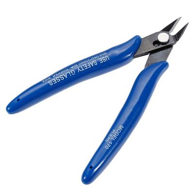 Blue Electrical Cutter Plier Wire Cable Cutter Side Snips Flush Pliers 128mm