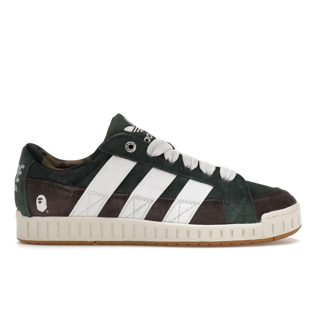 Adidas BAPE X LWST Shadow Green Unisex Sneakers Cloud-White Core-Black IE6117