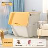 Flip-Top Storage Box for Clothes