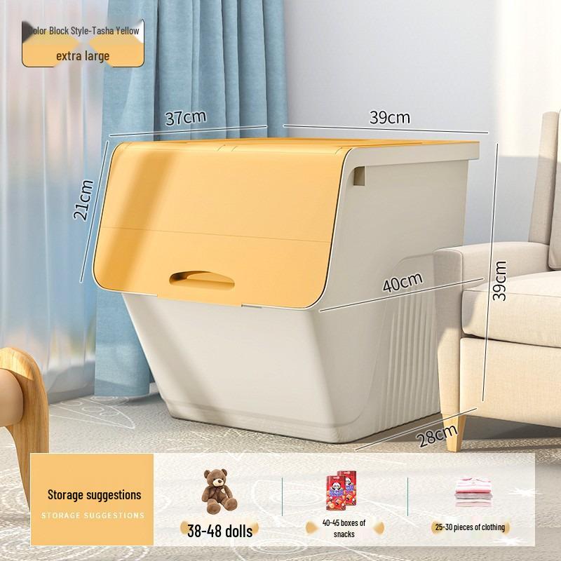 Flip-Top Storage Box for Clothes