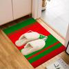 Green And Red Soccer Emblem Printed Office Carpet Chair Cushion  Entryway Rug, Rugs for Living Room, Bedroom Christmas gifts