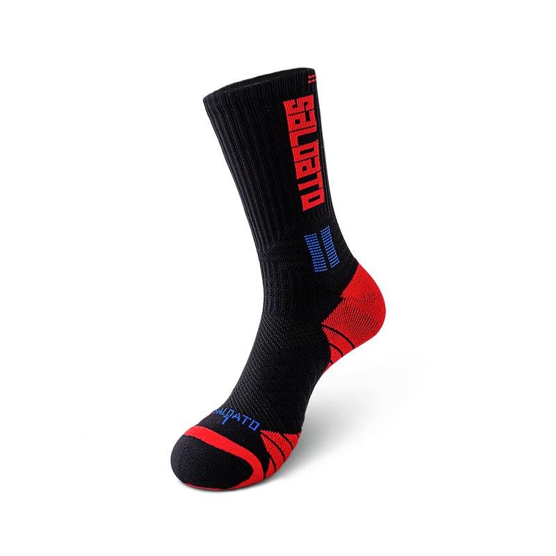 Herren Elite Basketballsocken - Lang, Dick, Schweiß- & Stoßabsorbierend für Sporttraining & Laufen