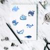 Cute Cartoon Whale Stickers Waterproof Vinyl Decal DIY Decorative Toys Gift for Laptop Phone Water Bottles Scrapbook Journals