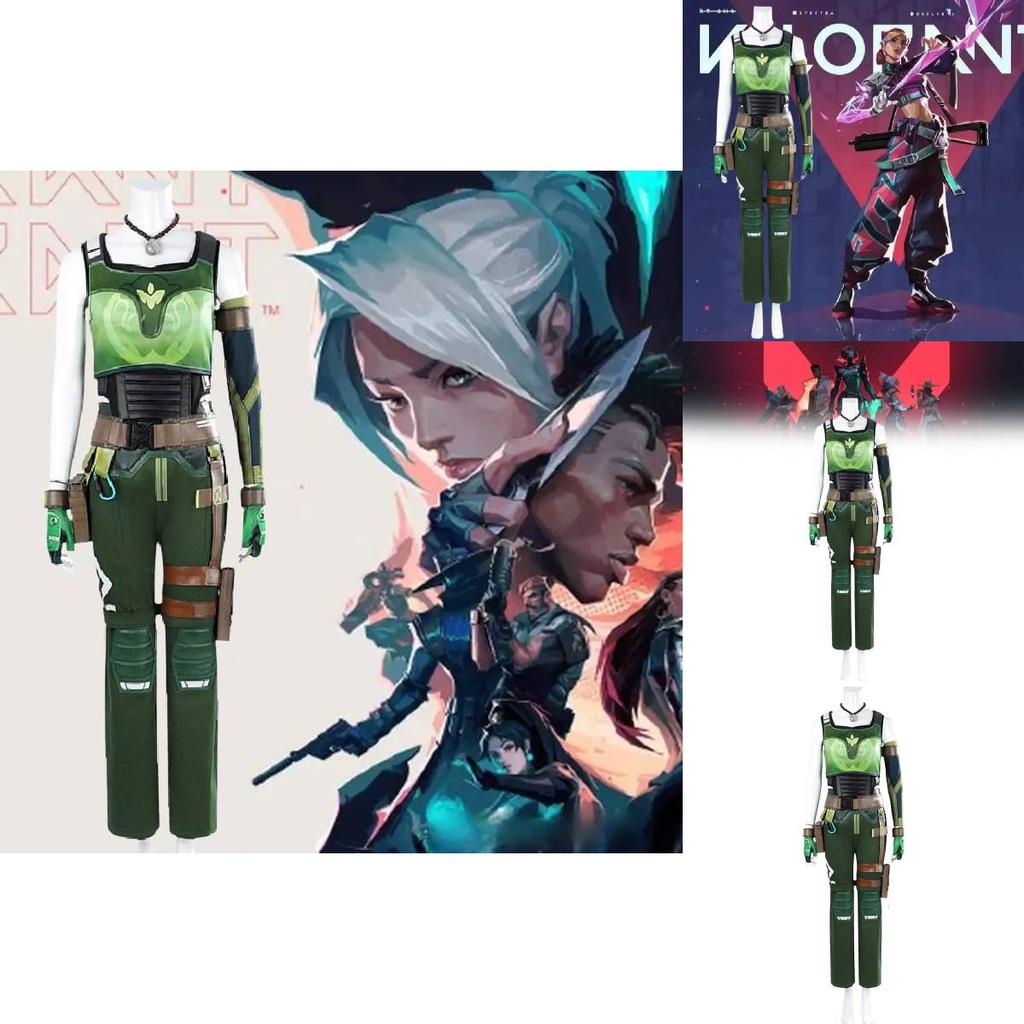 Valorant Skye Spandex Cosplay Costume For Gaming Conventions Anime Roleplay Events