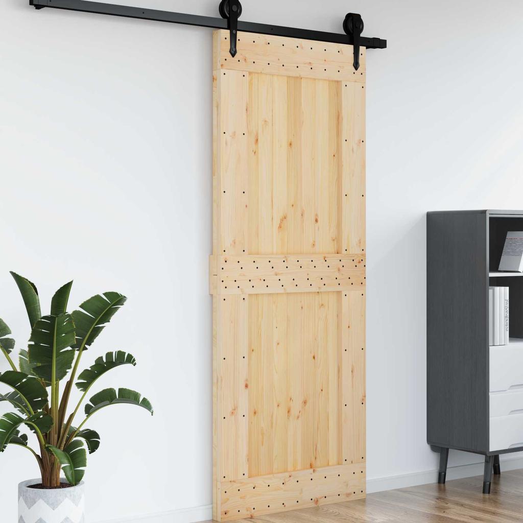NARVIK Interior Door Natural Pine Solid Wood