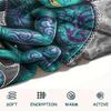 1Pc DemonReptiles Print Flannel Blanket, High quality Comfortable for All Seasons, Home Decor, Warmth and Comfort, Perfect for Christmas Gifts