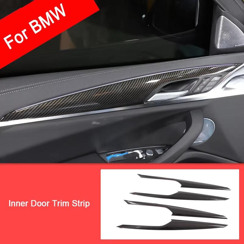For BMW X3 X4 G01 G02 2018-2024 Carbon Fiber Center Console Panel Cover Gear Shift Frame Replacement Durable Trim Car Accessorie