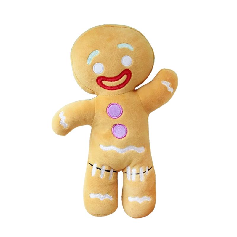 

Multi-size Plush Toys Cartoon Gingerbread Man Plush Toys&Pendant Stuffed Baby Appease for Doll Biscuits Man Pillow for G