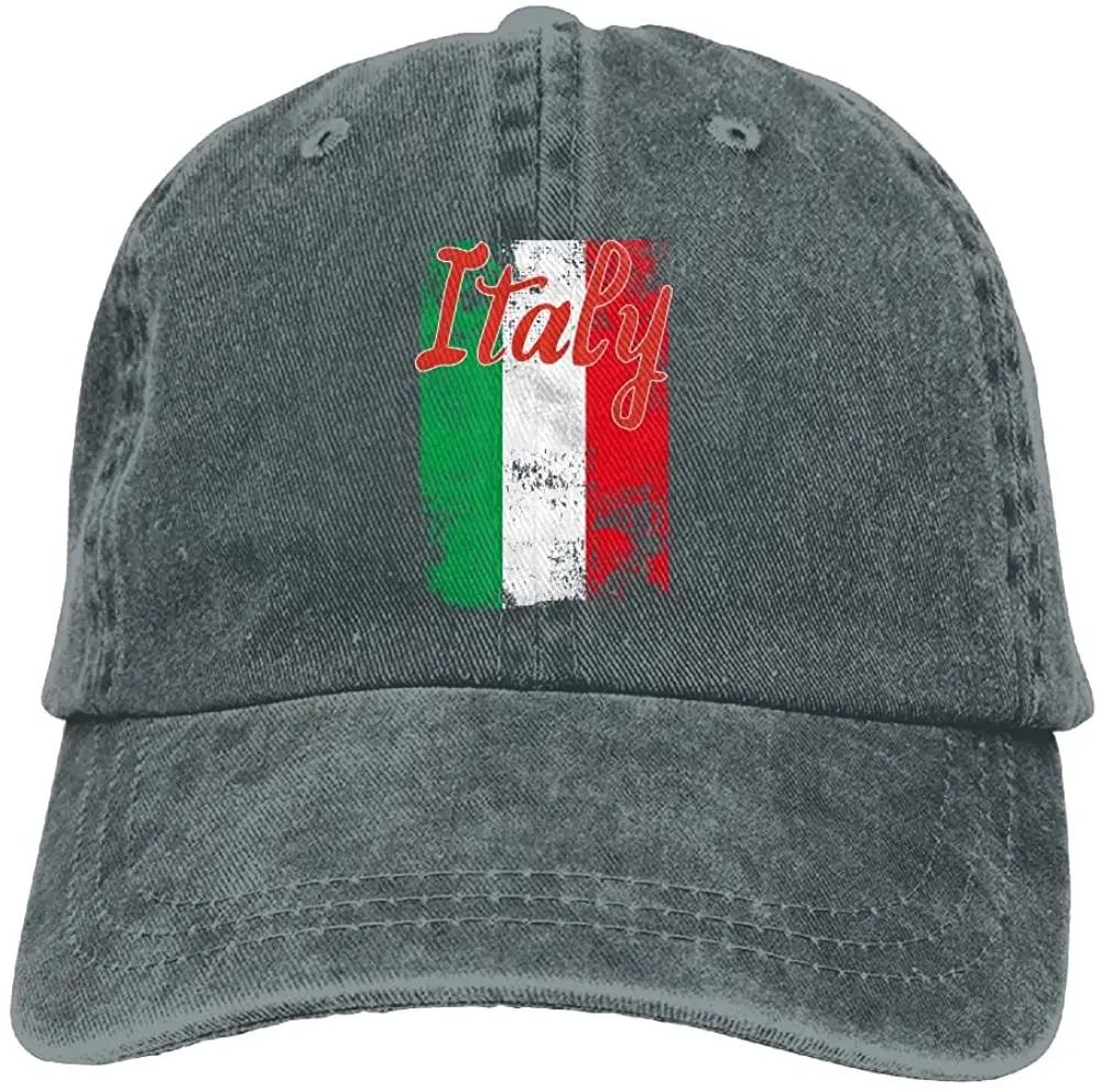 Italia Italy Italian Flag Cap Adjustable Cowboys Hats Baseball Cap for Unisex Women Outdoor Caps Black Dad Hat Bone High Quality