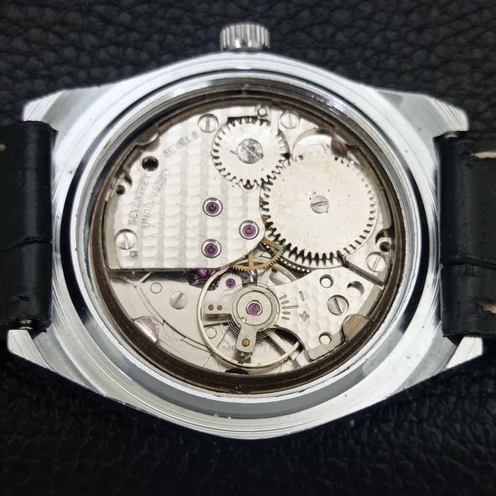 SIMPLON HAND-WINDING VINTAGE SWISS MENS REFURBISHED BLUE DIAL WATCH a704624-1