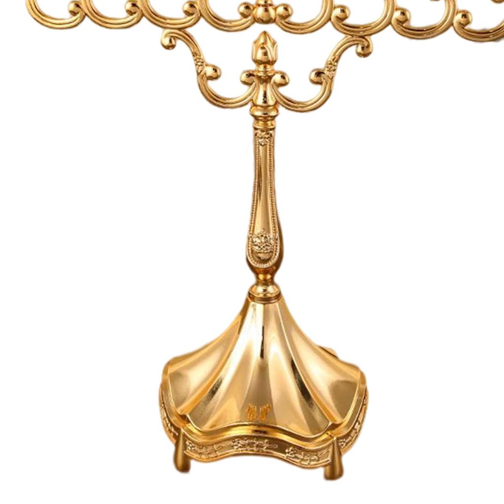 Portacandele a 9 Bracci Menorah di Hanukkah per Soggiorno Festa di Anniversario