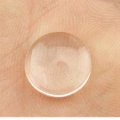 Accessories Parts Transparent Flat Back Glass Cabochon Wedding Jewelry Findings QB011
