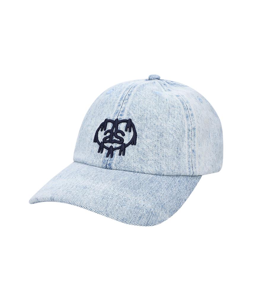 ALTER STUDIO Washed Heart Symbol Ball Cap_Denim