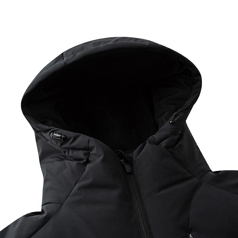 Anta Trainingsserie Einfarbige Reißverschluss Kapuzenjacke Vielseitige Lässige Daunenjacke Herren Oberbekleidung 952547901-1