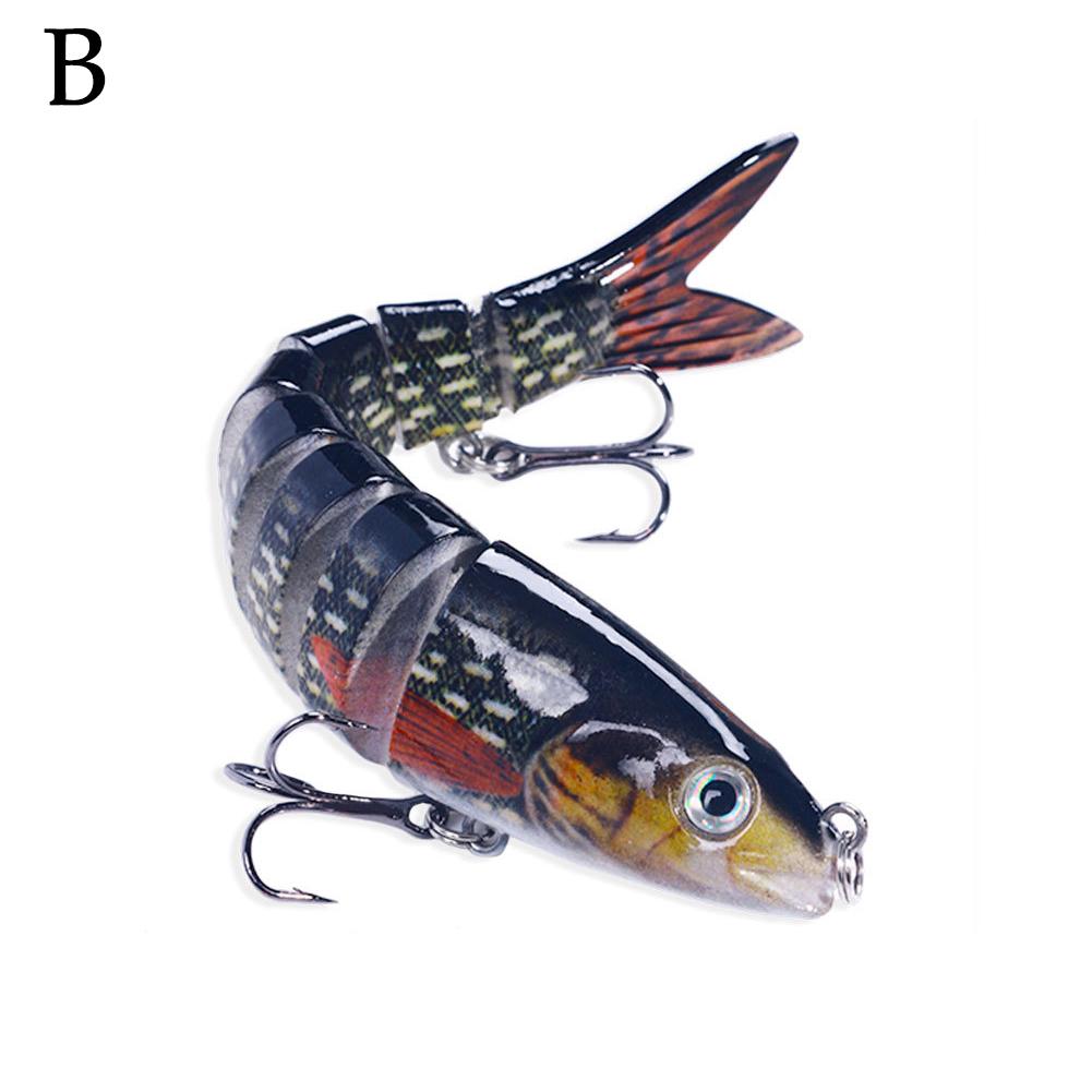 13.4cm 18.6g Wobblers Pike Fishing Lures Artificial Multi Jointed Sections Artificial Hard Bait Trolling Pike Carp Fishing Tools