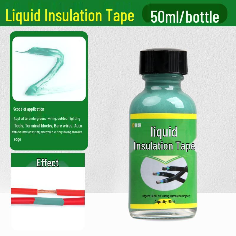 Waterproof Flame Retardant Liquid Insulation Tape – Moisture-Proof, Temperature Resistant Electrician Sealant for Automotive Circuit Boards