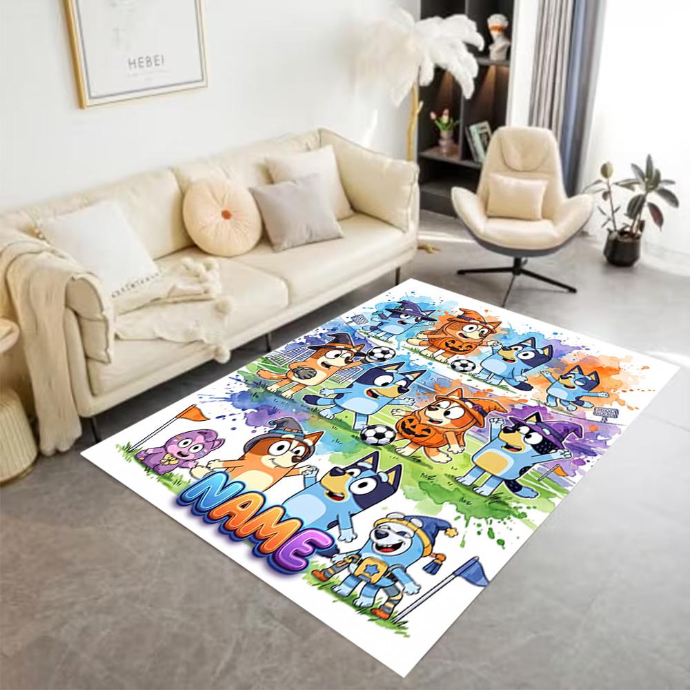 Soccer Fun Personalized Name Floor Mat Design for Bedrooms Foyer Hallway Entryway Anti-slip Rug Office Home Decor Gift for Festivals