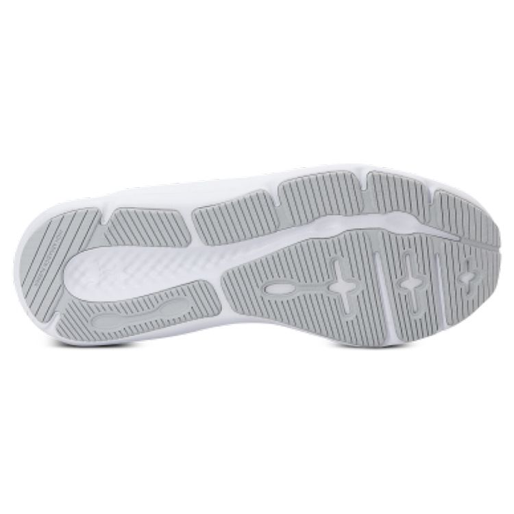 Under Armour Charged Pursuit 3 White Black Men Sneakers 3024878-102