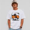 Palm Tree Graphic Tropical Beach Summer Vacation Unisex T-Shirt NEW