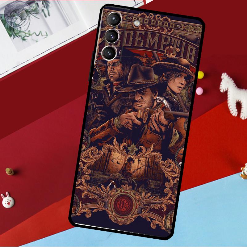 Red Dead Redemption 2 Case For Samsung Galaxy S20 FE S21 FE S22 S23 Ultra Note 20 S9 S10 Note 10 Plus Back Cover