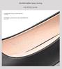 Woodpecker Women's Genuine Leather Mid-Heel Slip-On Shoes 2025 - Chunky Heel for Spring and Autumn
